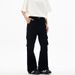 Men's Slim Fit Stretch Flare Jeans American Style Multi Pocket Patchwork Cargo Pants Trendy Vibe Denim_mkmklike.com