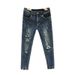 Men's Slim Fit Stretchy Ripped Jeans Retro Style Trendy Brand Summer Thin Cropped Length_mkmklike.com