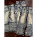 American National Tide Spring And Autumn Street Versatile Micro-pull Loose Straight Casual Washed Old Denim Trousers_mkmklike.com