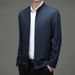 Lunar Apex Hunterson Spring An Autumn New Men's Jacket Soli Color Stan Collar Zipper Long Sleeve Business Casual Coat For Men_mkmklike.com