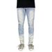 Men's Clothing High Street Fashion Trend Men's Jeans Gradient Color Fashion Large Size Blue Men's Jeans_mkmklike.com