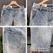 Men's Slim Fit Light Blue Jeans - Trendy Stretch Ankle-Length Casual Pants (Blue/Black, 28-36) Distressed Wash Effect_mkmklike.com