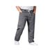 Autumn Thick Big Jeans Men's Straight Loose Foot Pants Wide Leg Elastic_mkmklike.com