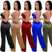 Women's sexy jumpsuit straight trousers casual temperament commuting_mkmklike.com
