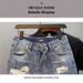 Men's Distressed Denim Shorts | Vintage Washed Ripped Knee Casual Summer Shorts | High-Quality Streetwear 5-Inch Inseam Cargo Shorts For Men_mkmklike.com