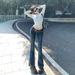 ELLE Free Shipping American Style Retro Low Waist Stretch Slim Fit Versatile Flared Jeans Women Long Pants Dropshipping_mkmklike.com