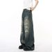 MTLCLOTHES Men's Clothing | New Autumn Arrivals: Unique Street-style Distressed Vintage Jeans, Loose And Versatile_mkmklike.com