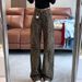 Autumn Winter Wasteland Style Leopard Print Jeans For Women High Waist Leg-Lengthening Elegant Wide-Leg Straight Casual_mkmklike.com