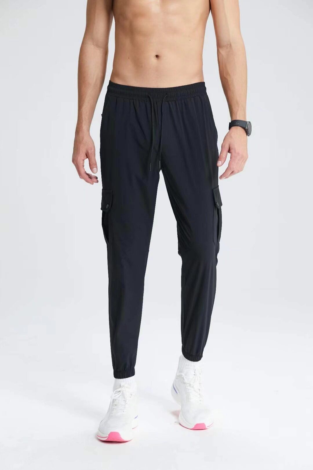 Men's Clothing Sports Trousers Thin Quick-Drying Trousers Running Fitness Training Overalls Outdoor Cycling_mkmklike.com