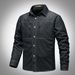 Pulse TB Vintage Cotton Denim Long Sleeve European And American Men's Shirt_mkmklike.com