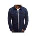 Northfold Men's New Multi-Pocket European And American Hot Push Denim Casual Solid Color Cardigan Button Workwear Jacket_mkmklike.com