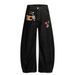 American High Street Style Personality Oversized Denim Loose Men's Vibe Trendy Vintage Washed Scimitar Wide-Leg Pants_mkmklike.com