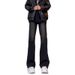 European And American High Vibe Trendy Brand Cool Street Style Flared Jean Men' Slim Fit Slimming High-Wait Long_mkmklike.com