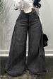 2025 New Spring Retro European And American Style Wide Leg Jeans Stitching Floor Length Flared Pants Tassels_mkmklike.com