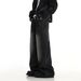 Men's Clothing Men's Retro Washed Black Jeans Loose Straight Leg Wide Leg Floor Length High Street Trendy Trousers_mkmklike.com