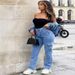 Utility Cargo Pants For Women – Oversized Streetwear Jeans With Multi-Pockets & Button Details_mkmklike.com