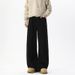 American-style Brown Jeans For Men And Women, Autumn Trendy Cleanfit Washed Casual Pa, Vintage Straight-leg Flared_mkmklike.com