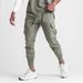 Men's clothing fitness pants Men's casual loose thin woven overalls closed leg pants_mkmklike.com