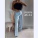 "Russian-Style Wide Leg Jeans For Women – High-Waisted Relaxed Fit Denim Pants (Size 25-32, Classic Blue Wash)"_mkmklike.com