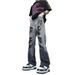 American Street Washed Old Ripped Jeans Men's Spring And Autumn Straight Loose European And American High Street Vibe Wind Long Pants_mkmklike.com