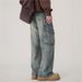 Utility Cargo Jeans – Vintage Washed Denim Pants With Multi-Pockets (Blue, S-3XL)_mkmklike.com