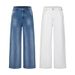Men's Clothing Retro Parisian Button Design Jeans Bamboo Texture Unisex Stylish Cool Pants_mkmklike.com