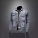 And Autumn Denim For Men 2025 New Style Spring Loose Large Middle Aged Men's Casual Work Jacket Top_mkmklike.com