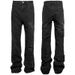 Men's Vintage Washed Distressed Denim Jeans American Streetwear Loose Straight-Leg High Waist Casual Trousers M-3XL_mkmklike.com