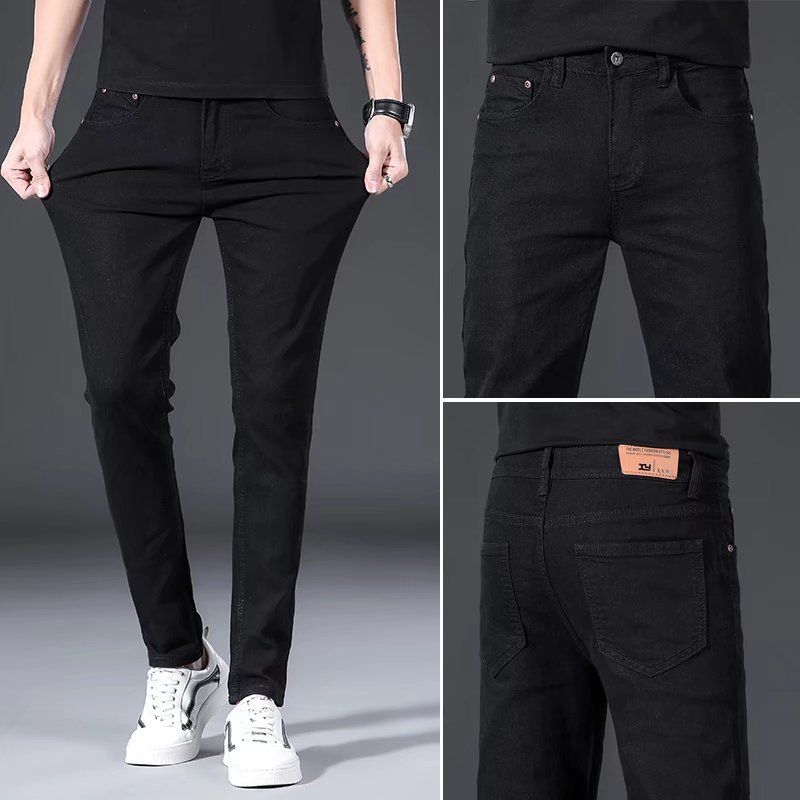 Men's Clothing Retro High-End Washed Distressed Embroidered Jeans Slim Fit Style Casual Trousers For Men Trendy Denim_mkmklike.com