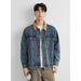 Yizhi American Retro Color Block Denim Men's Spring And Autumn Loose Trendy Handsome Workwear Jacket Men_mkmklike.com