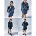 Chicco Chicco High Waist Denim Skirt For Petite Women Slim Fit Hip-Hugging Versatile Casual Long Sleeve Jacket Women's Autumn_mkmklike.com