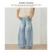 Men's Clothing High Street Baggy Jeans Bamboo Machete Jeans Unisex Straight Slightly Flared_mkmklike.com