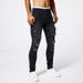 Men's High Quality Ripped Stretchy Skinny Jeans Casual Slim Fit Korean Style Long Pants_mkmklike.com