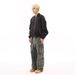 Hiphop Washed Distressed Workwear Jeans, Men's Multi Pocket , High-End American Wide Leg Pants_mkmklike.com