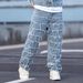 Men's Stylish Straight-Leg Jeans - Comfortable Loose Fit Casual Denim Pants For Teens & Young Adults_mkmklike.com