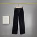 Women's Clothing Heavy Duty Hot Diamond Jeans High Waist Slimming High Elastic Dark Blue Washed Straight Pants_mkmklike.com