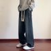 Vintage Washed Straight-Leg Jeans – Relaxed Fit Mid-Rise Denim Pants For Men Breathable Cotton Blend Size-Inclusive Fit_mkmklike.com