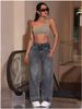 Classic Straight-Leg Jeans For Women – High-Quality Cotton Denim Pants For Office & Casual Wear_mkmklike.com