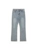 Men's Clothing New Paris Bootcut Ice Blue Black Gray Natural Washed Flared Trousers Jeans_mkmklike.com