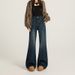 Black Fleece-lined Flared Jeans For Women, 2025 Autumn And Winter New Style, High-waisted, Loose, Stretchy, Plus-size,_mkmklike.com