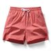 Men's Clothing Summer pants new style ice silk thin fashion casual loose drawstring three-quarter pants men's beach swimming large size shorts_mkmklike.com