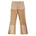 Men's Retro Fashion Washed Distressed Logging Jeans High Street Style Ink Splashed Print Wide Leg Trousers_mkmklike.com