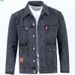Spring And Autumn New Multi-Pocket Workwear High Street Japanese Harajuku Style Loose Cool Denim Jacket For Men_mkmklike.com