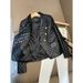 Women's Clothing Black short shoulder pads small casual suit leather jacket suit jacket female pu leather jacket female jacket _mkmklike.com