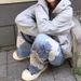 Men's Clothing Japanese Street Style, Niche Patchwork Straight Leg Jeans For Men, New Artistic And Stylish, Trendy And Simple._mkmklike.com