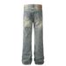 Men's Clothing Hot Selling Pants Fashion Jeans American Trendy Street Bamboo Pattern Heavy Industry Design Straight Men's Cowboy Pants_mkmklike.com