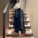 Men's Loose Straight Leg Jeans Wide Leg Pants Autumn Winter Style American High Street Vibe Design Niche Style_mkmklike.com