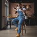 HME Men's High Street Trend Jeans Overalls Pocket Jumpsuit European American Style Cross Border TEMU SHEIN_mkmklike.com