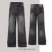 Men's Clothing New Bajia Baggy Bamboo Black Cow Trendy Brand American Retro Machete Flared Jeans Men_mkmklike.com