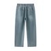 Men's Clothing Summer Men's Jeans Style Trendy Loose Fit Wide Leg Versatile Casual Pants For Formal & Casual For Men_mkmklike.com